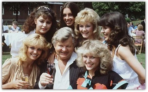 Benny Hill with some of Hills Angels