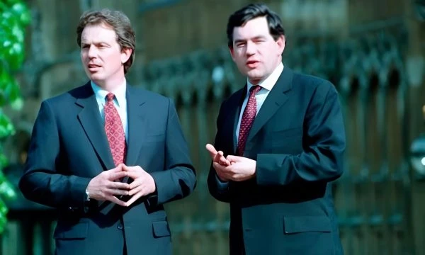 Tolny Blair and Gordon Brown