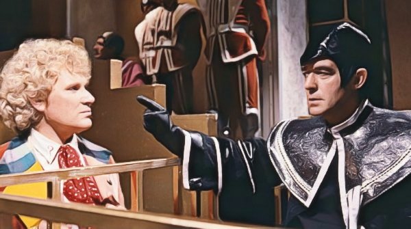 The Doctor faces The Valeyard