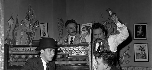 Dick Emery with Spike Milligan and Peter Sellers