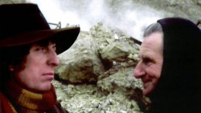 Tom Baker and a Timelord on Skaro