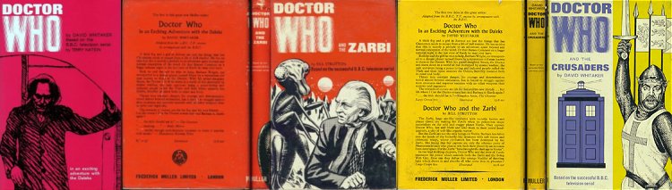 Doctor Who hardback books from the 1960s