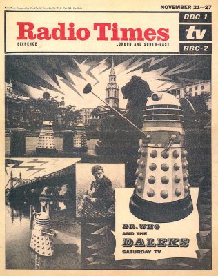The Daleks Radio Times cover