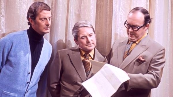 Francis Matthews with Morecambe and Wise
