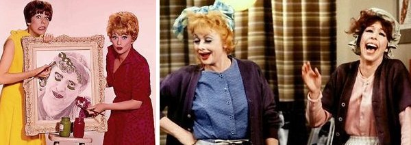 Carol Burnett and Lucille Ball