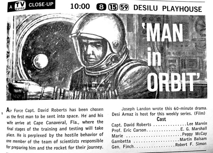A Desilu production 'Man in Orbit'