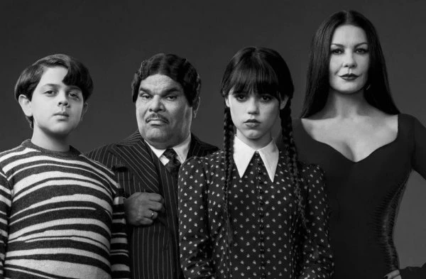 The Addams family in the Netflix series Wednesday