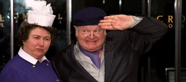 Benny Hill on being discharged from hospital.