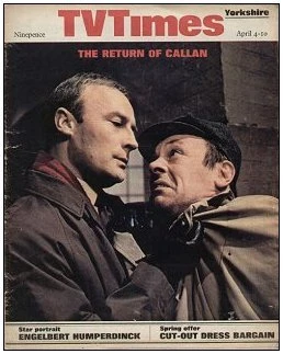 Edward Woodward and Russell Hunter - TV Times