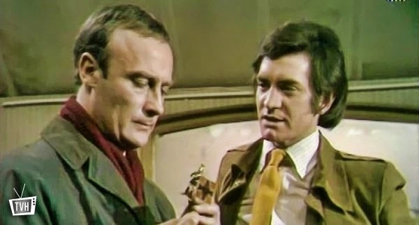 Edward Woodward and Patrick Mower in 'Callan'