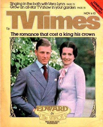 Edward and Mrs Simpson TV Times cover