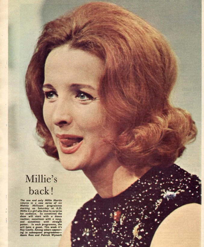 Millicent Martin in a TV Times feature.
