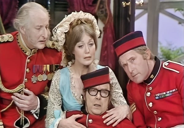 Ann Hamilton with Morecambe and Wise