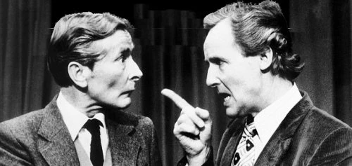 Kenneth Williams and Nicholas Parsons