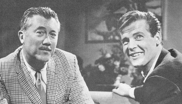 Leslie Charteris and Roger Moore