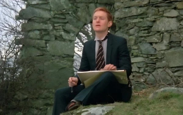 Turlough sketching at the Eye of Orion