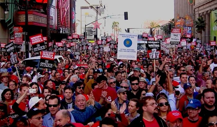 WGA Strike march 2023